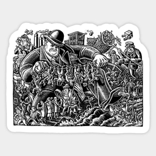 American History: The 1918 Palmer Raids Sticker